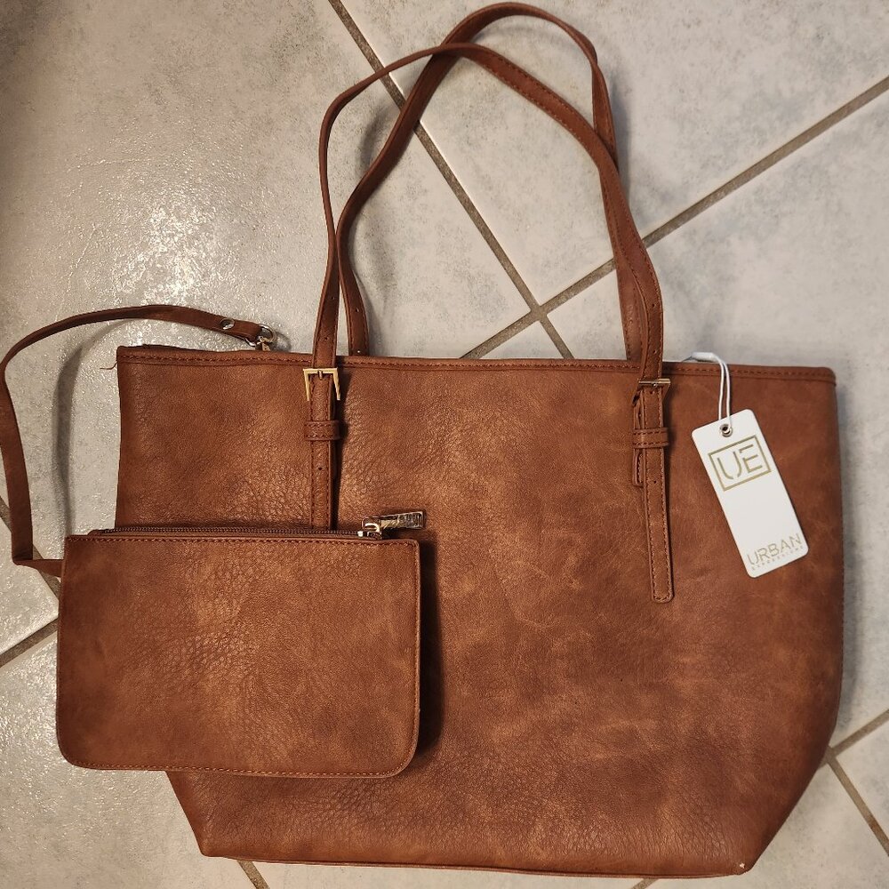 Urban Expressions Vegan Purse w Wristlet New w Tags